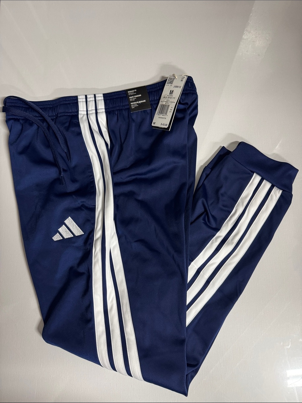 Adidas Joggers Mens Medium Navy
